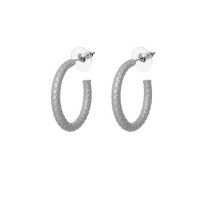 Oorhangers Mat Silver