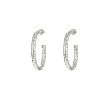 Oorhangers Rond ZIlver