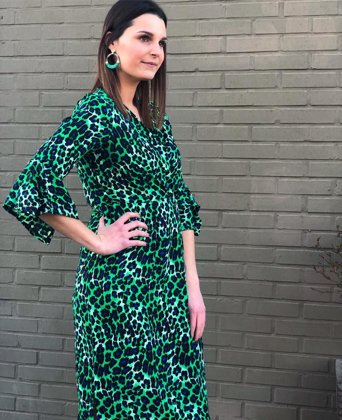 Tiger Dress Green